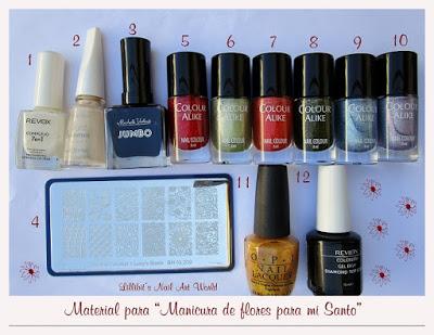 Manicura de flores holográficas para mi Santo (con anillo a juego) Manicura de flores holográficas para mi Santo (con anillo a juego)