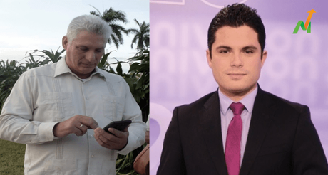 Miguel Díaz-Canel le responde en Twitter a Yusnaby Pérez