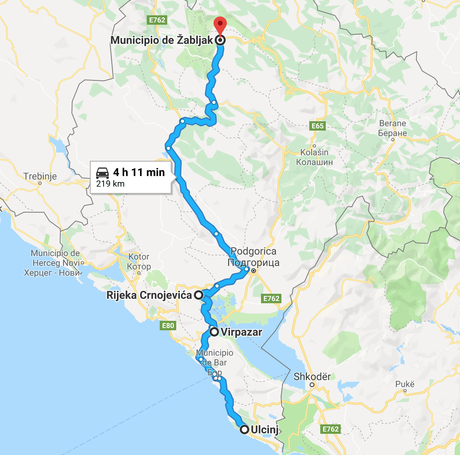 Guía de viaje Croacia-Montenegro - Ruta en coche