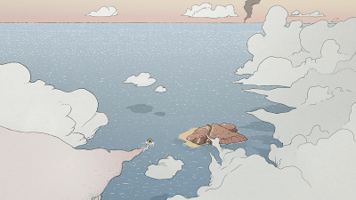 AQUAMARINE, un juego de exploración y combates por turnos 2D inspirado en los mundos de Moebius