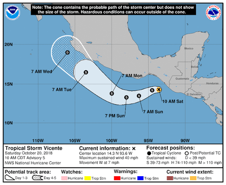 La tormenta tropical tormenta tropical