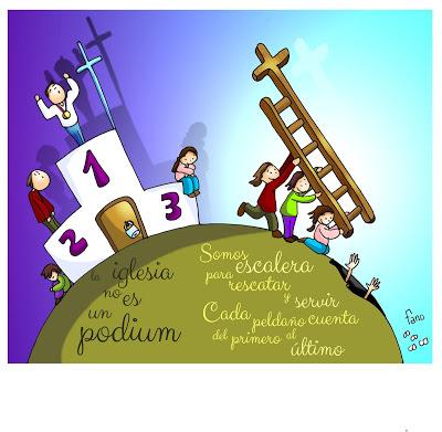 La iglesia no es pódium para vencer, sino una escalera para rescatar y servir