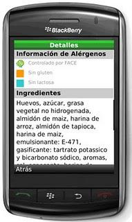 Una ayuda en el teléfono móvil para los celiacos