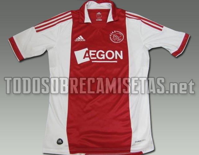 Nuevas camisetas (local y visitante) Adidas del Ajax; temporada 2011-2012