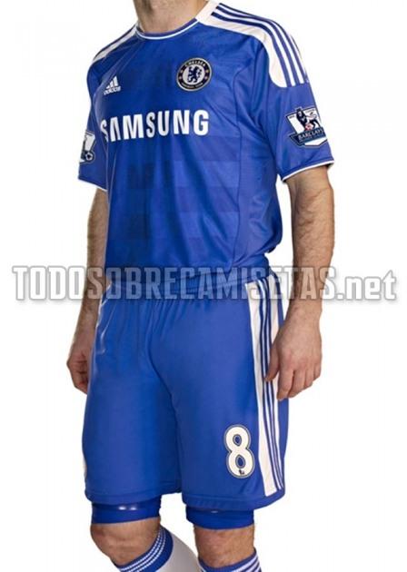 Nueva camiseta Adidas del Chelsea; Temporada 2011-2012