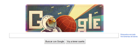 Doodle homenaje al primer viaje tripulado al espacio