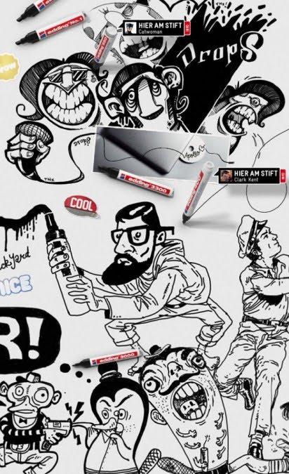 El muro de la fama de Edding