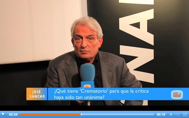 Entrevista a José Sancho sobre Crematorio y la telebasura
