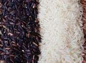 Diferentes tipos arroz sanos