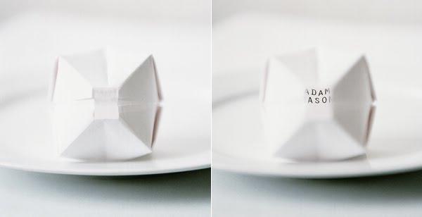 Diy: Pelotas de origami con el nombre de los invitados