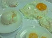 Diferentes elaboraciones huevo