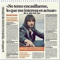 David Janer: No temo encasillarme