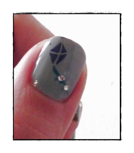 Look gris plata y azul navy  (marinera de día)
