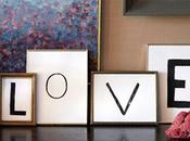 Cuadros enmarcando palabras