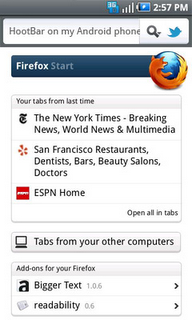 Nueva Hootsuite Bar para Firefox 4