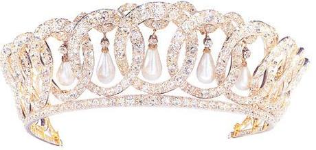 Photo of Vladimir Tiara with original pearl setting