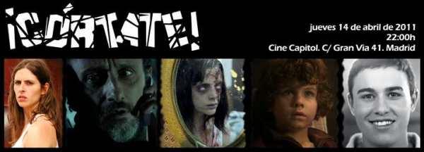¡CÓRTATE!, cortometrajes en el Cine Capitol de Madrid