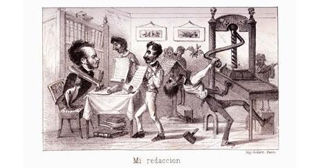 Exposición de caricaturas del siglo XIX, en la Biblioteca Nacional, a partir de HOY