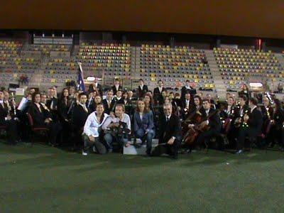 Música desde Colmenar para el  Barça y el Real Madrid.