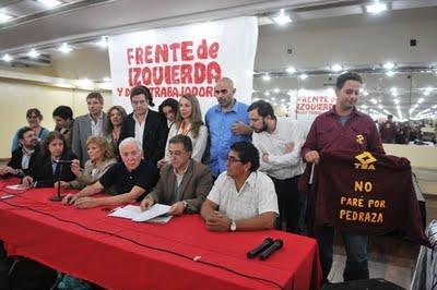 SE PRESENTO EL FRENTE DE IZQUIERDA