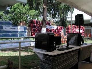 Planteles del CONALEP Michoacán reciben equipamiento