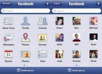 Nueva Versión de Facebook para iPhone