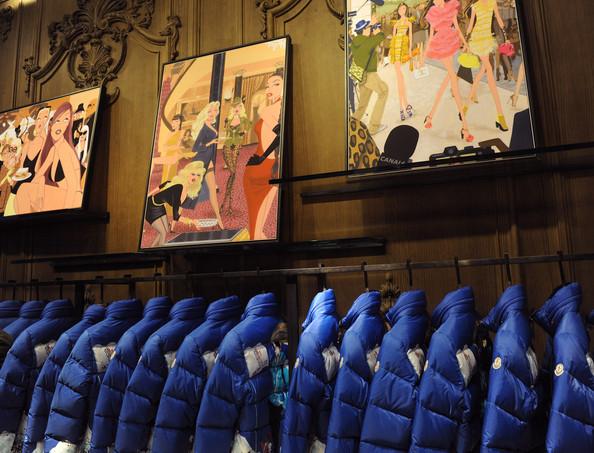 General atmosphere at Moncler Illustrated during Milan Design Week 2011 on April 14, 2011 in Milan, Italy.