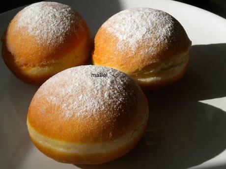 Berlinesas, berlinas, krapften con trucos