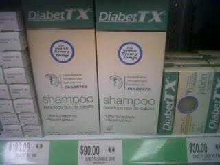 Shampoo hasta para personas con Diabetes