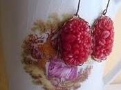 Pendientes bouquet rojos