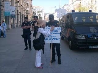 Primera manifestación antichemtrails en España 13.04.11