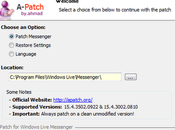 A-patch para Windows Live Messenger 2011