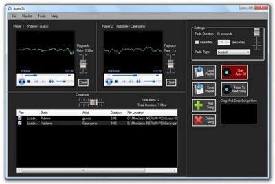 AutoDJ, mezclas musicales con este programa gratis