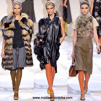 Moda y Tendencia Invierno 2011/2012.Colecciones Internacionales.Fendi.