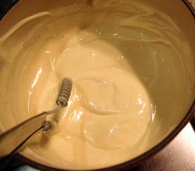 Piruletas de chocolate blanco