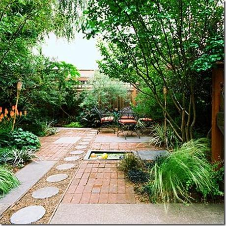 Un patio trasero con personalidad Un patio trasero con personalidad
