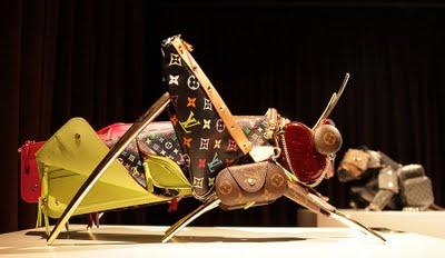 Camaleon Visual, animales creados por Billie Achilleos para Louis Vuitton