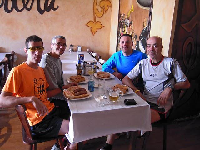 Más distancia, mejores sensaciones...  Menos distancia, más rápido... Y además celebración...!!