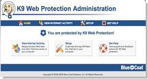 K9 Web Protection, control parental