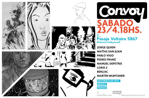 Grupo Convoy: Muestra de historietas en la galería LLL‏Grupo Convoy: Muestra de historietas en la galería LLL‏