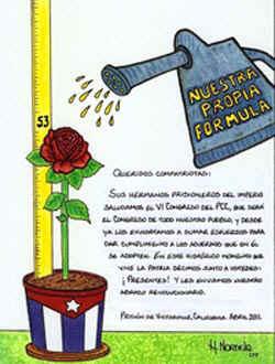 Envían Los Cinco Héroes mensaje a VI Congreso del Partido