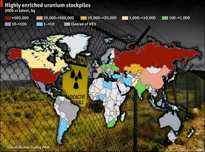 Centrales nucleares de América Latina y EEUU