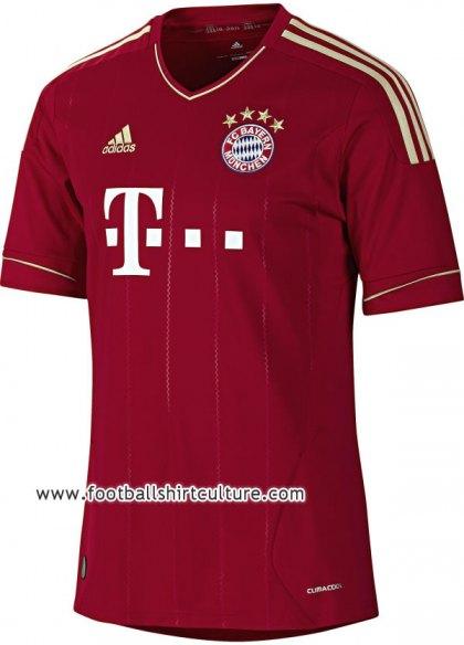 Nueva camiseta Adidas del Bayern Munich; temporada 2011-2012