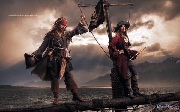 Annie Leibovitz fotografía a los Piratas del Caribe
