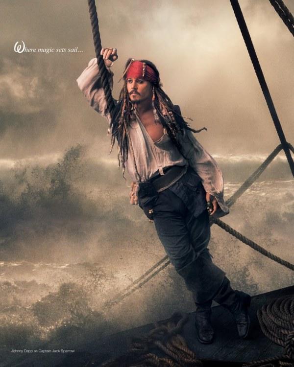 Annie Leibovitz fotografía a los Piratas del Caribe