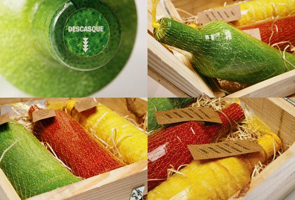 Una botella que se pela como si fuera una fruta