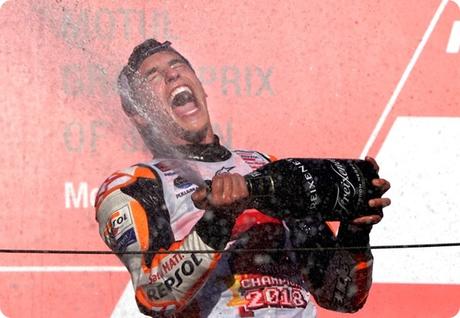 Marc Márquez volvió a coronarse campeón del mundo por septima vez campén del mundo.