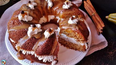 Bundt cake calabaza con caramelo