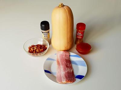 PINCHOS DE CALABAZA CON BACON PINCHOS DE CALABAZA CON BACON