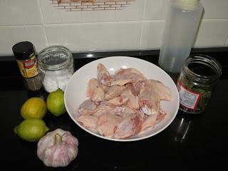 ALITAS DE POLLO AL LIMÓN